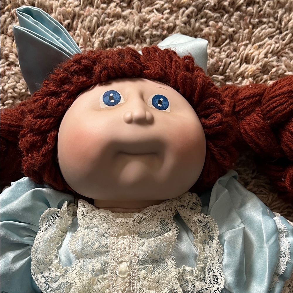 Cabbage Patch Kids Doll with Blue Dress - Picture 4 of 5